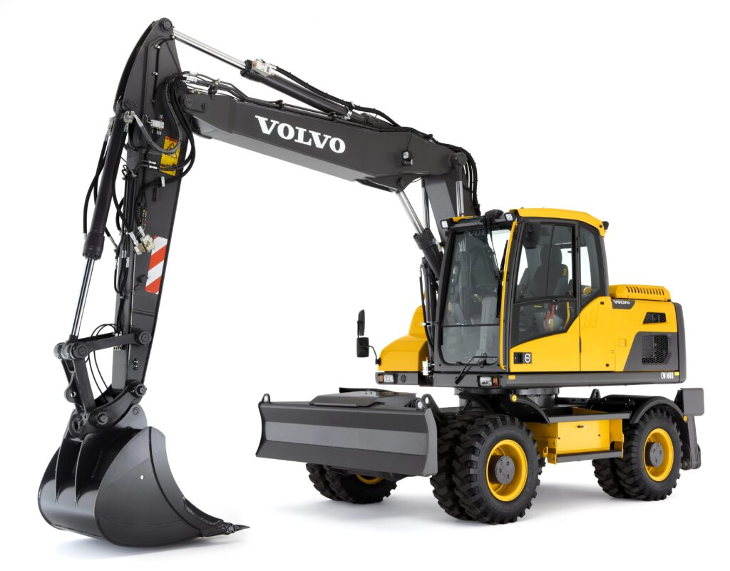 Koparka kołowa Volvo EW160D do wynajęcia z operatorem – Wolmik Wołów